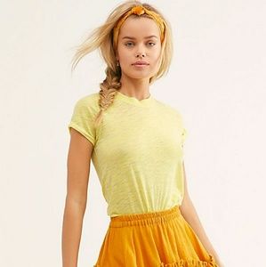 Free People Night Sky Tee, Key Lime size L